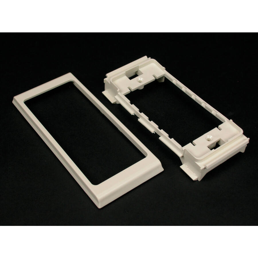 Wiremold CableSmart 40N2F31V Mounting Bracket for Communication Module, Cable Raceway, Faceplate, Power Equipment - Ivory