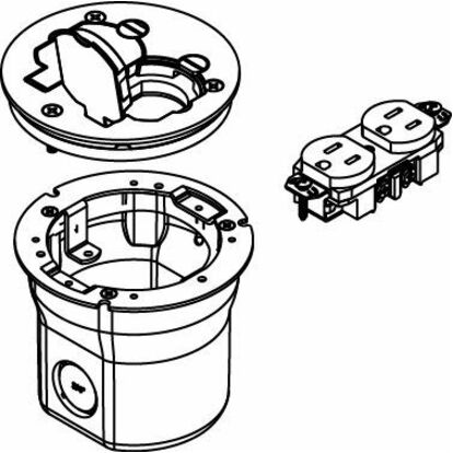 Wiremold 862DB Mounting Box - Brown
