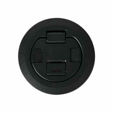 Wiremold 4AT Surface Style Evolution™ Poke-Thru Cover-Black