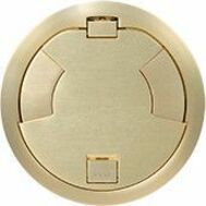 Wiremold 8IN SURFACE STYLE CVR ASSEMBLY SB SATIN BRASS