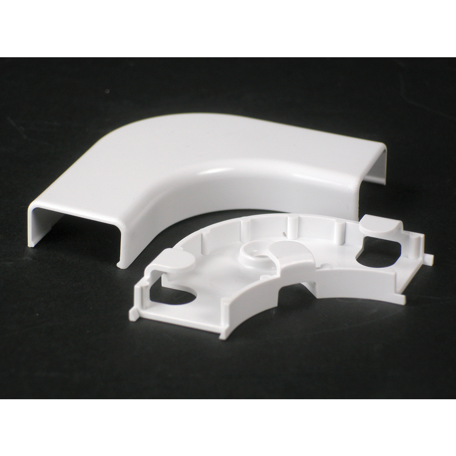 Wiremold Uniduct 2800 Series Radiused Flat Elbow Fitting