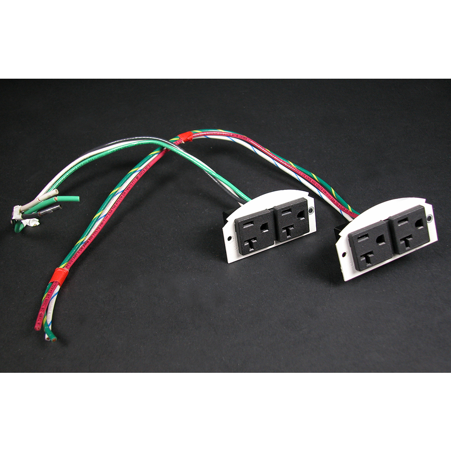 Wiremold Evolution 6AT Series 20A Duplex Receptacles