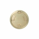 Wiremold 8IN FLUSH STYLE CVR ASSEMBLY SB SATIN BRASS