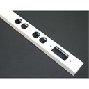 Wiremold 25DTP Series Steel Tele-Power Pole Cover