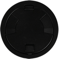 Wiremold 8CT Evolution Poke Thru Flush Style Cover, Black