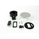 Wiremold 863DRGFICOMAL Series Dual Service Floor Box Kit