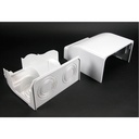 Wiremold 5400 Radiused Divided Entrance Cap Fitting