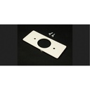 Wiremold 5500 Single Receptacle Faceplate Fitting