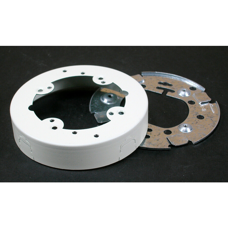 Wiremold Raceway Mounting Box - White
