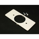 Wiremold 5500 Single Receptacle Faceplate Fitting