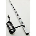 Wiremold CabinetMate Plug-In Outlet Center Unit / 120V/20A/48" Long/10 O/L /15' Cord
