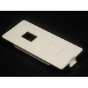 Wiremold 5500 Dual RJ11/RJ45 Connector Faceplate Fitting
