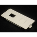 Wiremold 5500 Dual RJ11/RJ45 Connector Faceplate Fitting