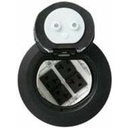 Wiremold 4AT Prewired All Power Evolution Poke-Thru Device-Black