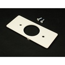 Wiremold 5500 Single Receptacle Faceplate Fitting