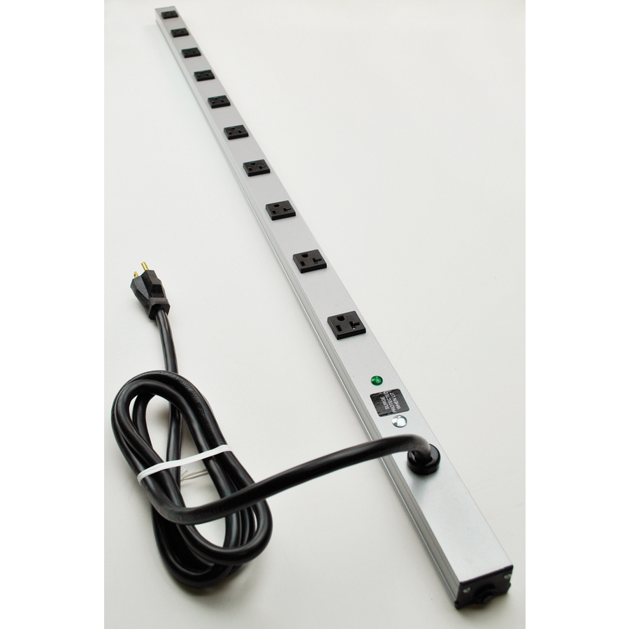Wiremold CabinetMate Plug-In Outlet Center Unit / 120V/20A/48" Long/10 O/L /6' Cord
