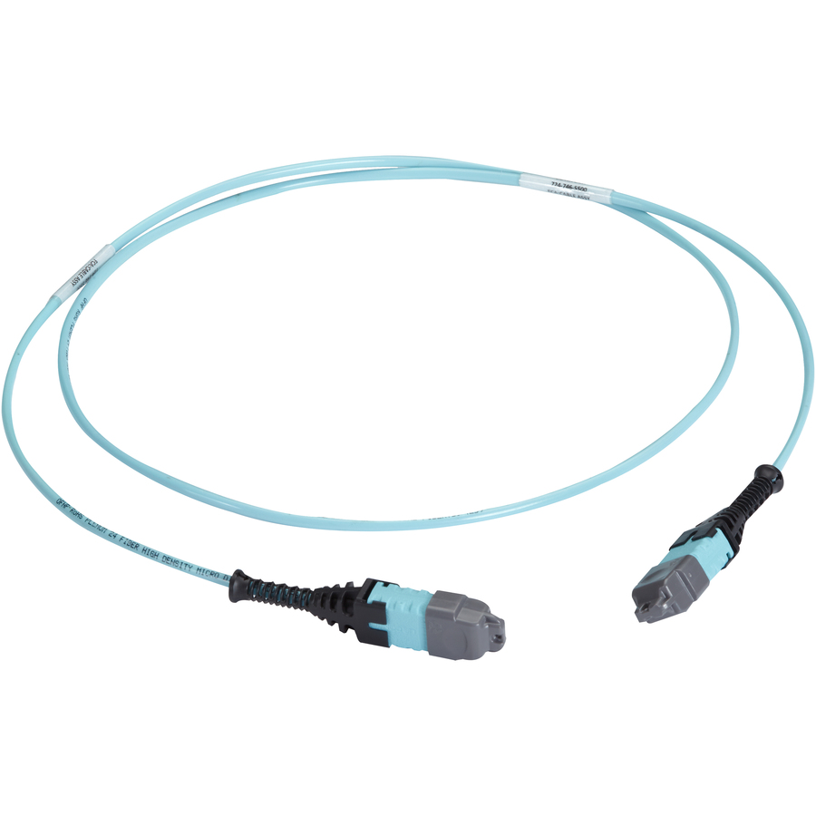 Black Box MTP OM3 Fiber Optic Trunk Cable - Plenum, 12-Strand, Type A
