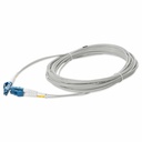 AddOn 1.5m LC to LC Gray OS2 Duplex OFNR (Riser-Rated) SMF Fiber Patch Cable