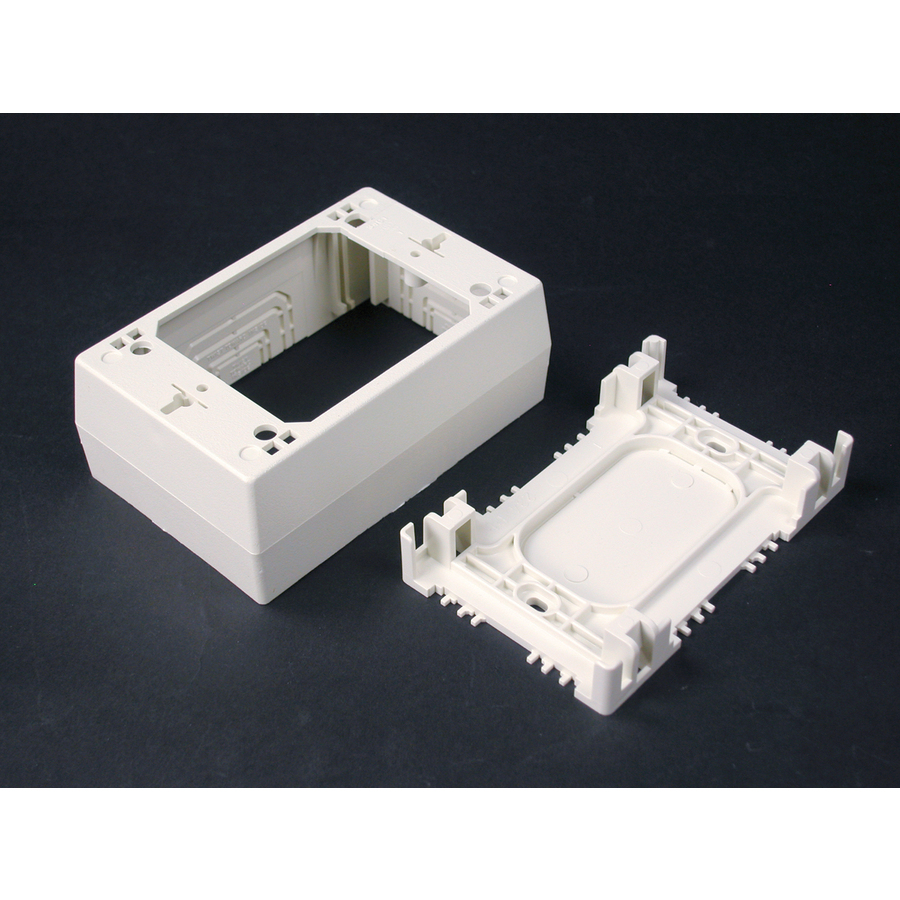 Wiremold NM2048 WH Sure Snap Deep Device Box, White