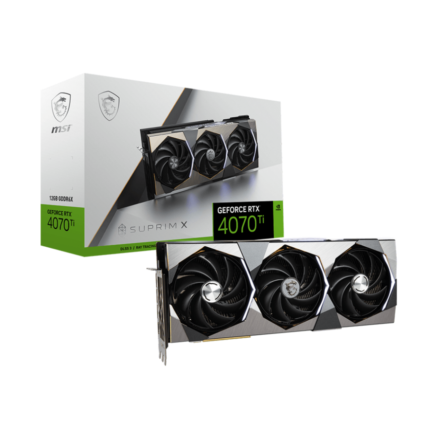 MSI NVIDIA GeForce RTX 4070 Ti Graphic Card - 12 GB GDDR6X