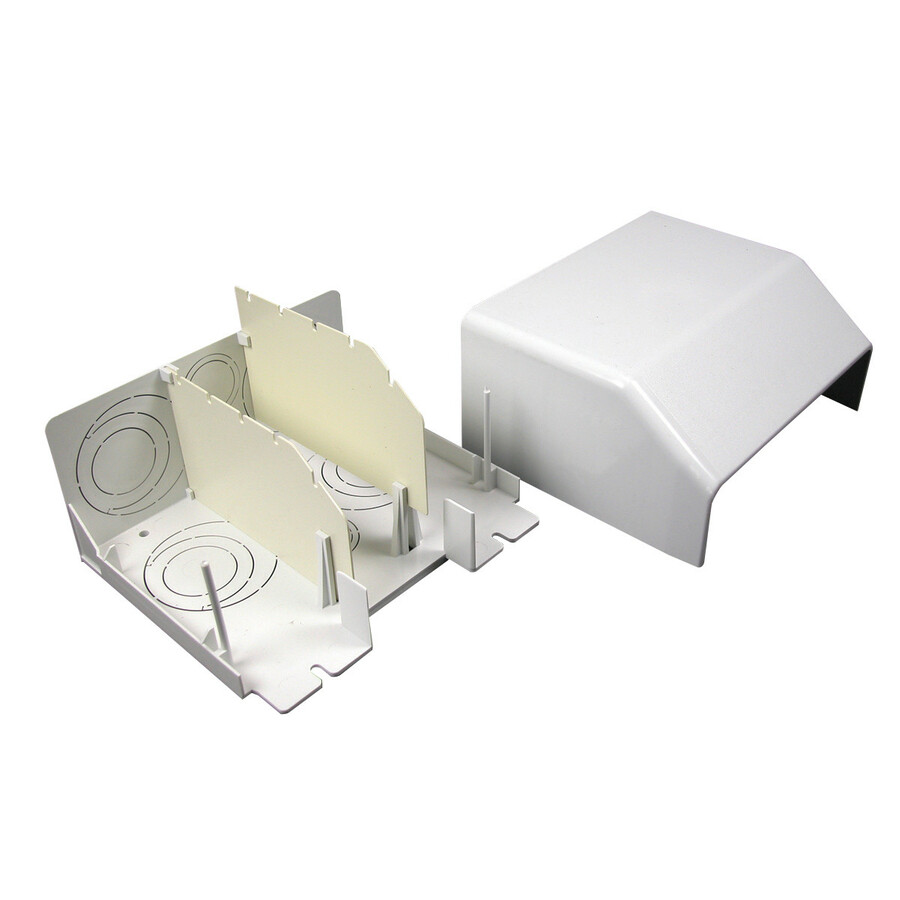 Wiremold 5550 Mounting Bracket for Power Equipment, Cable Raceway - Ivory