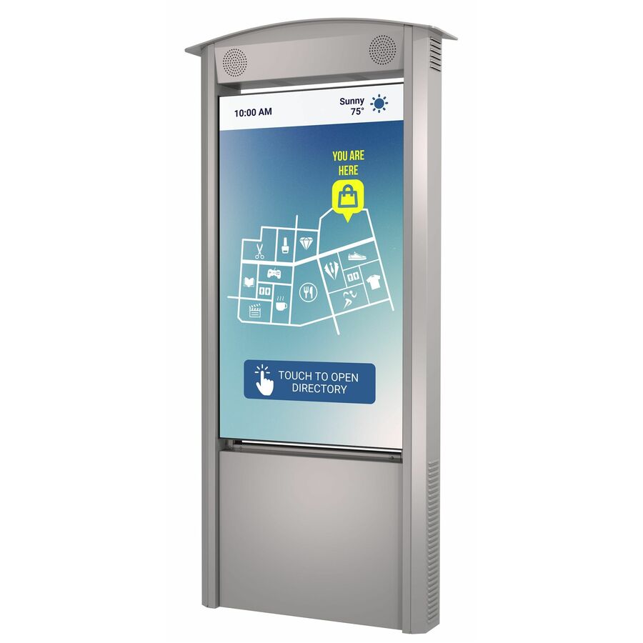 Peerless-AV® Smart City Kiosk with 55" Xtreme™ High Bright Outdoor Display