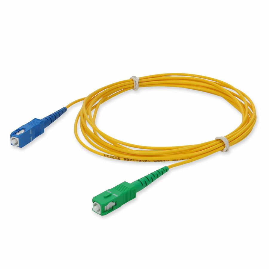 AddOn 6m ASC to SC Yellow OS2 Simplex OFNR (Riser-Rated) SMF Fiber Patch Cable
