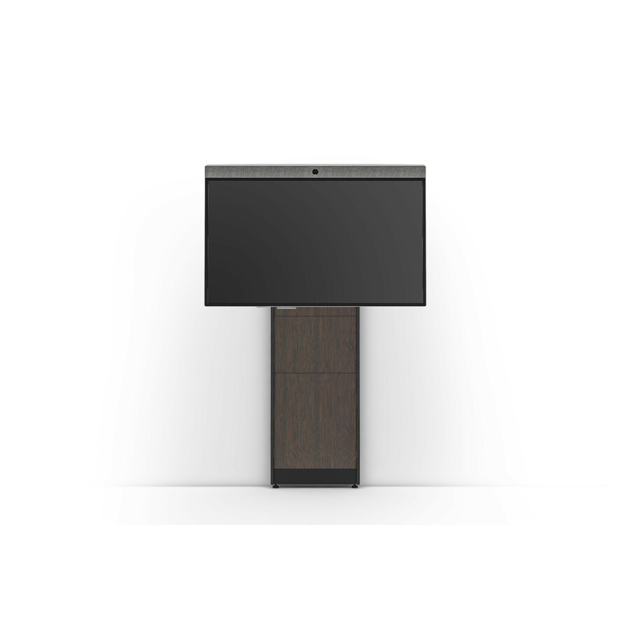 Salamander Designs Wall Mount for Electronic Equipment, Computer, Cable, Display, Camera, Speaker, Video Conference Equipment, Peripheral Device - Black, Wenge Oak