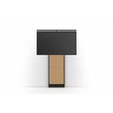 Salamander Designs STRUT 170 Wall Mount for Electronic Equipment, Computer, Cable, Display, Camera, Speaker, Video Conference Equipment, Peripheral Device - Natural Oak, Black - Landscape/Portrait