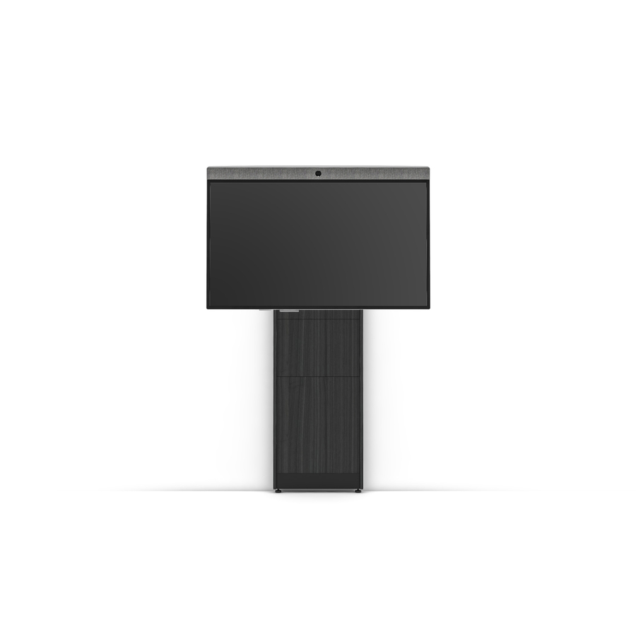 Salamander Designs Wall Mount for Electronic Equipment, Computer, Cable, Display, Camera, Speaker, Video Conference Equipment, Peripheral Device - Black Oak, Black