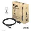 Club 3D MiniDisplayPort 1.4 to HDMI 4K120Hz or 8K60Hz HDR10+ Cable M/M 1.8m / 6ft