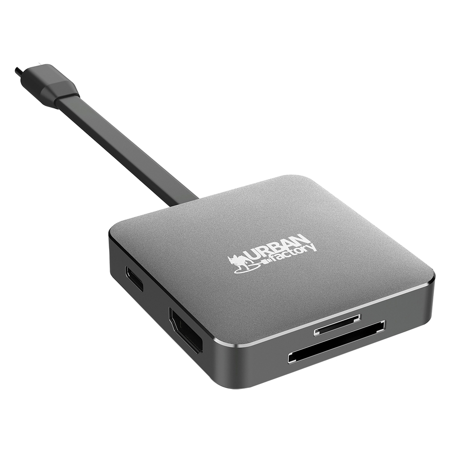 Urban Factory HUBEE LIGHT: 100W USB-C Mini Station