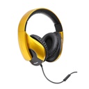 SYBA Multimedia Oblanc SHELL200 Saffron Yellow Stereo Headphone W/in-line Microphone