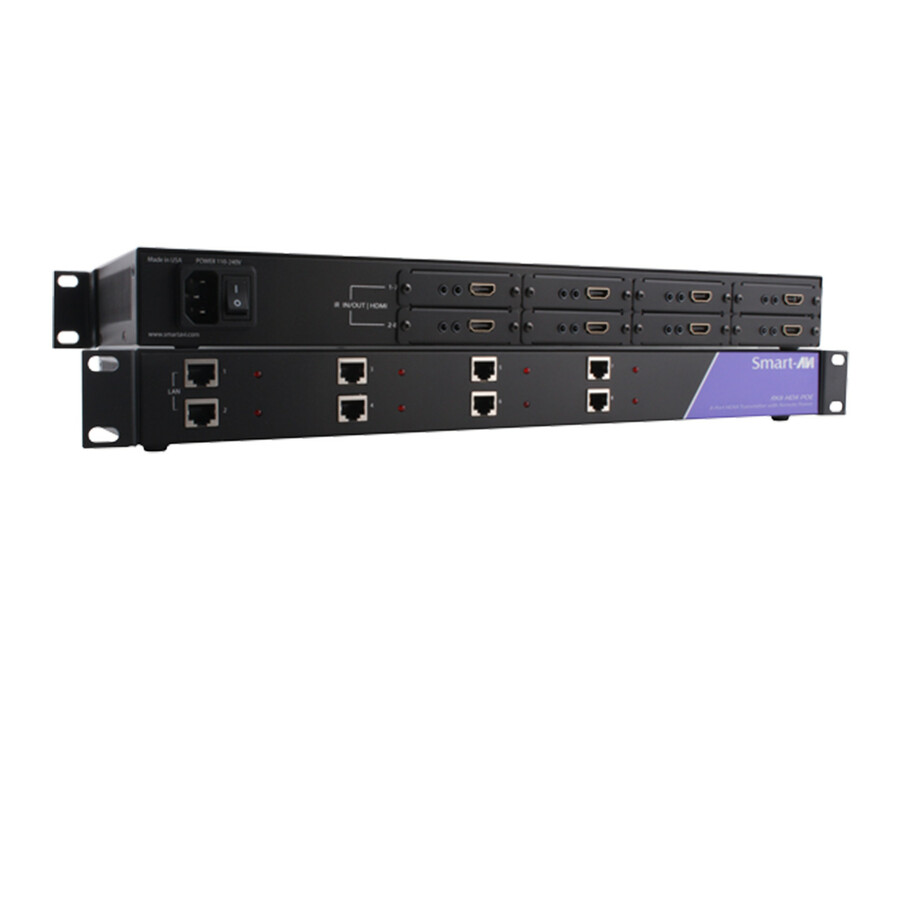 SmartAVI Rack for 8 HDMI & IR Extenders over a Single Cat5e/6 Cable
