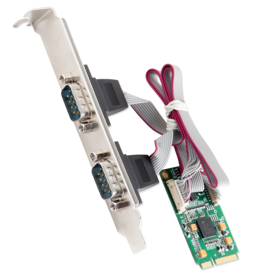 IO Crest 2-Port Serial Mini PCI-E Controller Card (RS-422)