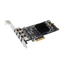 IO Crest USB 3.2 Gen 2 (10 Gbps) 4 Port Type-A PCI-e 3.0 x4