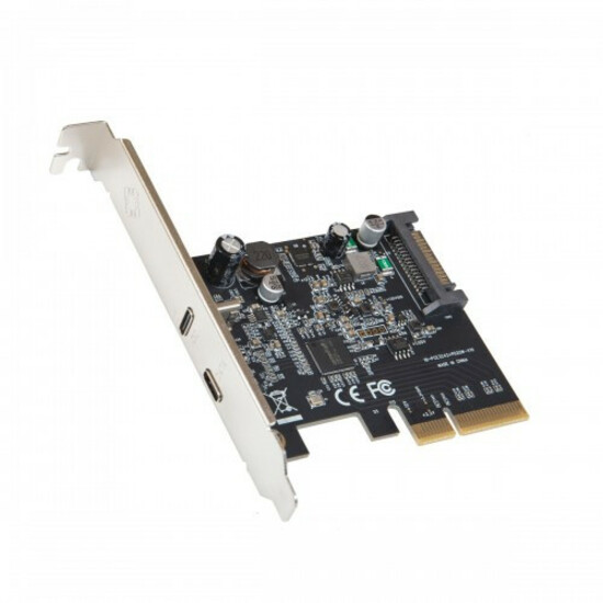 SYBA Multimedia USB-C 3.2 Gen 2x2 + 20W QC Port PCI-e Gen 3 x4 Expansion Card