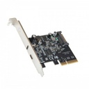 SYBA Multimedia USB-C 3.2 Gen 2x2 + 20W QC Port PCI-e Gen 3 x4 Expansion Card