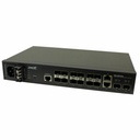 Managed Gigabit Ethernet Fiber Switch 12 100/1000Base-X SFP Slots + 2 1G/10GBase-X SFP+ Slots + 2 10/100/1000Base-T RJ-45 Ports