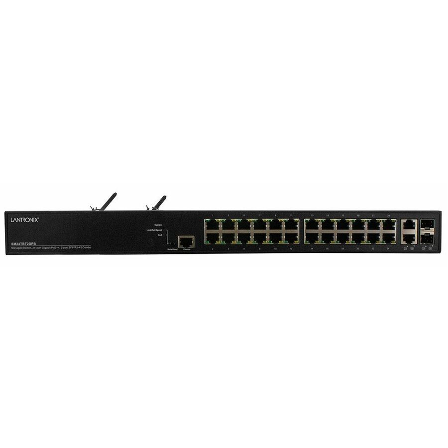 Lantronix SM24TBT2DPB-2XPS Ethernet Switch