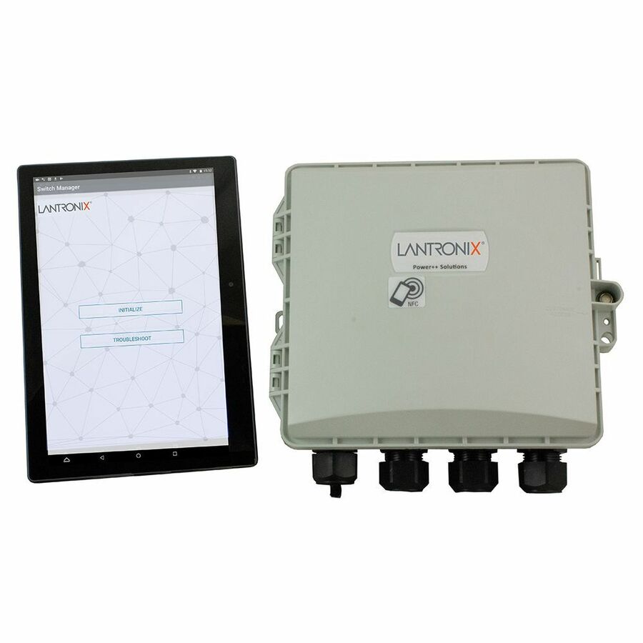 Self-Enclosed Managed Hardened Gigabit Ethernet PoE++ Switch 4 10/100/1000Base-T PoE++ Ports + 1 10/100/1000Base-T or 100/1000Base-X SFP/RJ-45 Combo Port