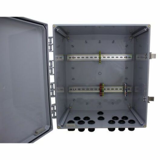 Outdoor Cabinet Assembly 18 x 16 x 10" Polycarbonate Enclosure for Outdoor Switches