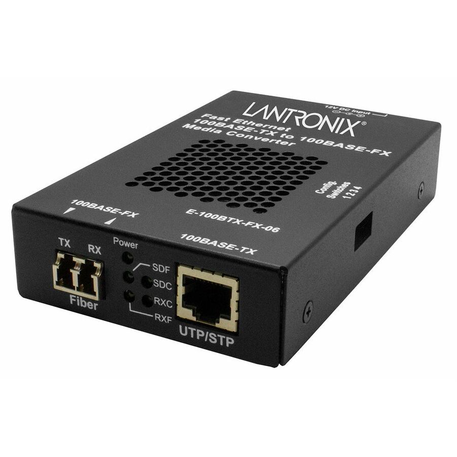 Lantronix E-100BTX-FX-06 Transceiver/Media Converter