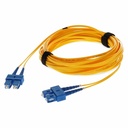 AddOn 9m SC to SC Yellow OS2 Duplex OFNR (Riser-Rated) TAA SMF Fiber Patch Cable