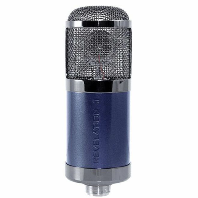 MXL Microphones Revelation II Condenser Microphone for Recording, Percussion, Studio - Black Chrome, Dark Violet