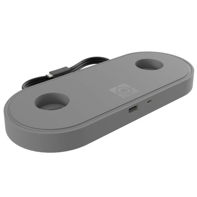 Chief Koncis USB Charging Hub for Koncis Dual Monitor Arm - 18 Watt - Slv