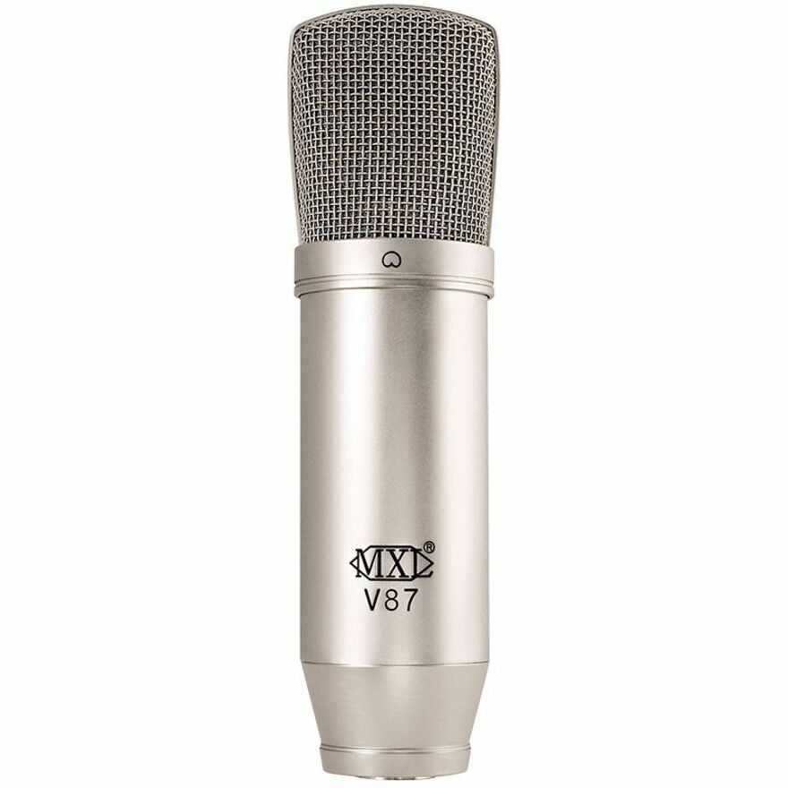 MXL Microphones V87 Condenser Microphone for Recording, String Instrument, Piano, Studio - Nickel