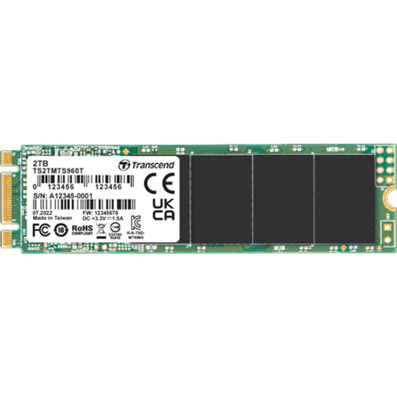 Transcend MTS960T 2 TB Solid State Drive - M.2 2280 Internal - SATA (SATA/600)