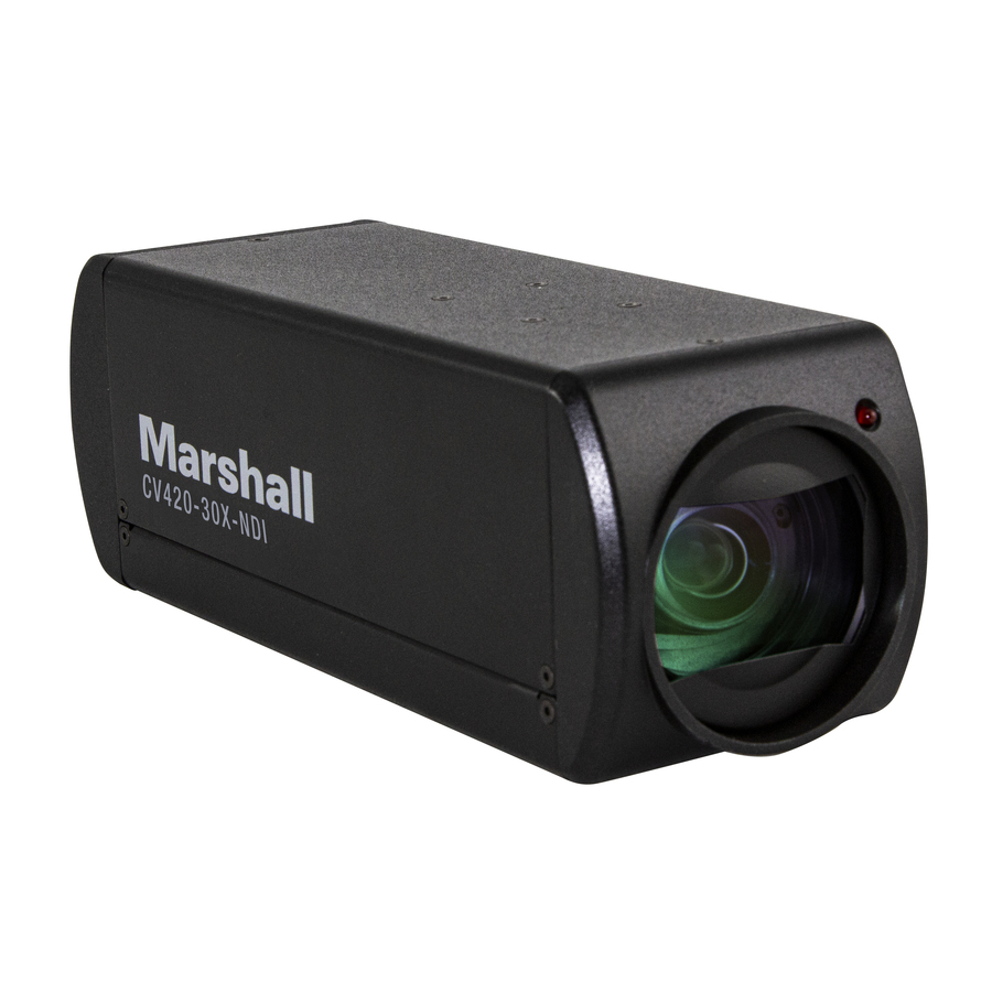 Marshall CV420-30X-NDI 8.5 Megapixel Indoor/Outdoor 4K Network Camera - Color