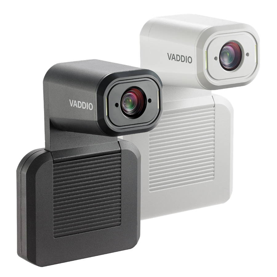 Vaddio IntelliSHOT Auto-Tracking ePTZ Video Conferencing Camera - Microsoft Teams Certified - Black